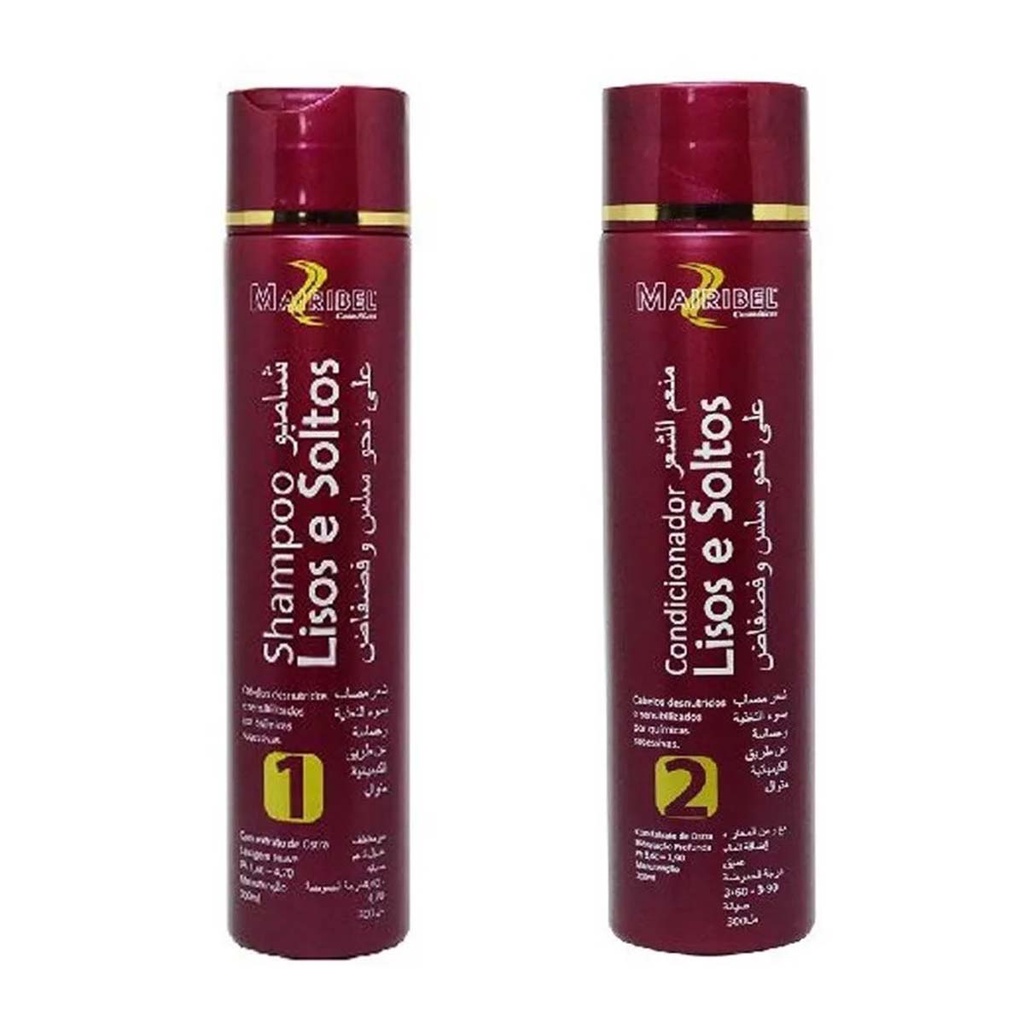 Kit Shampoo e Condicionador Lisos e Soltos Mairibel | Shopee Brasil