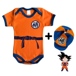 Body Bebê Temático Mesversario GOKU Dragon Ball