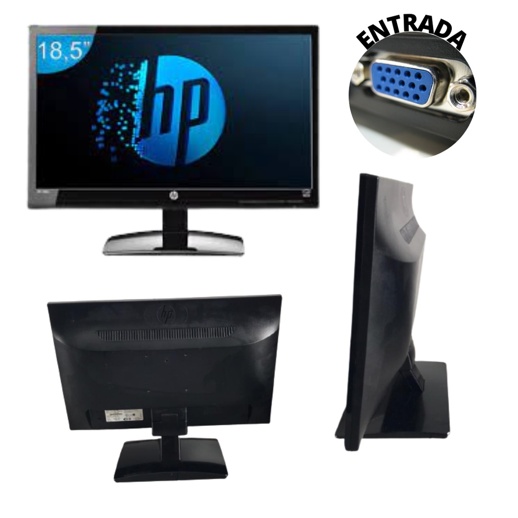 Monitor HP 18.5" E1941S LCD Shopee Brasil