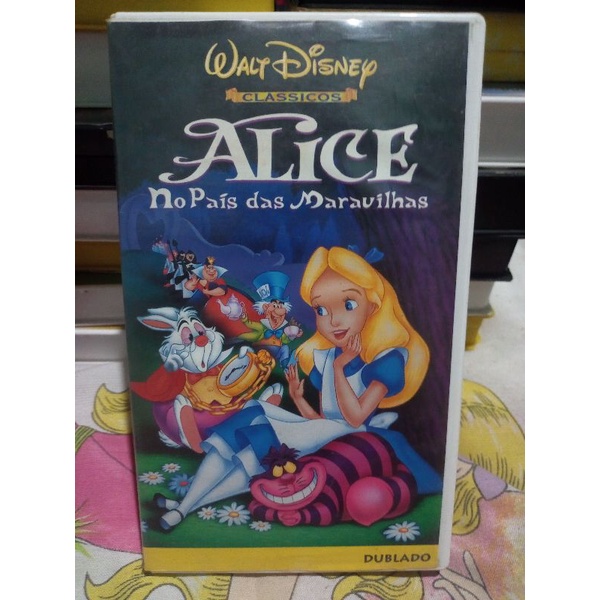 Vhs Dvd Alice No Pais Das Maravilhas Espelhos Xadrez