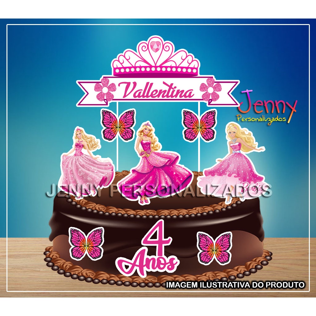 Jenny Cake - Bolo barbie muito especial para o aniversario