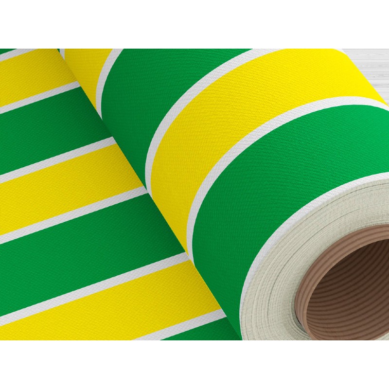 TNT Estampado Mewi Listras Verde e Amarelo Copa do Mundo - 2 m x 1,40 m de largura 40g – 2054 em Oferta na Shopee