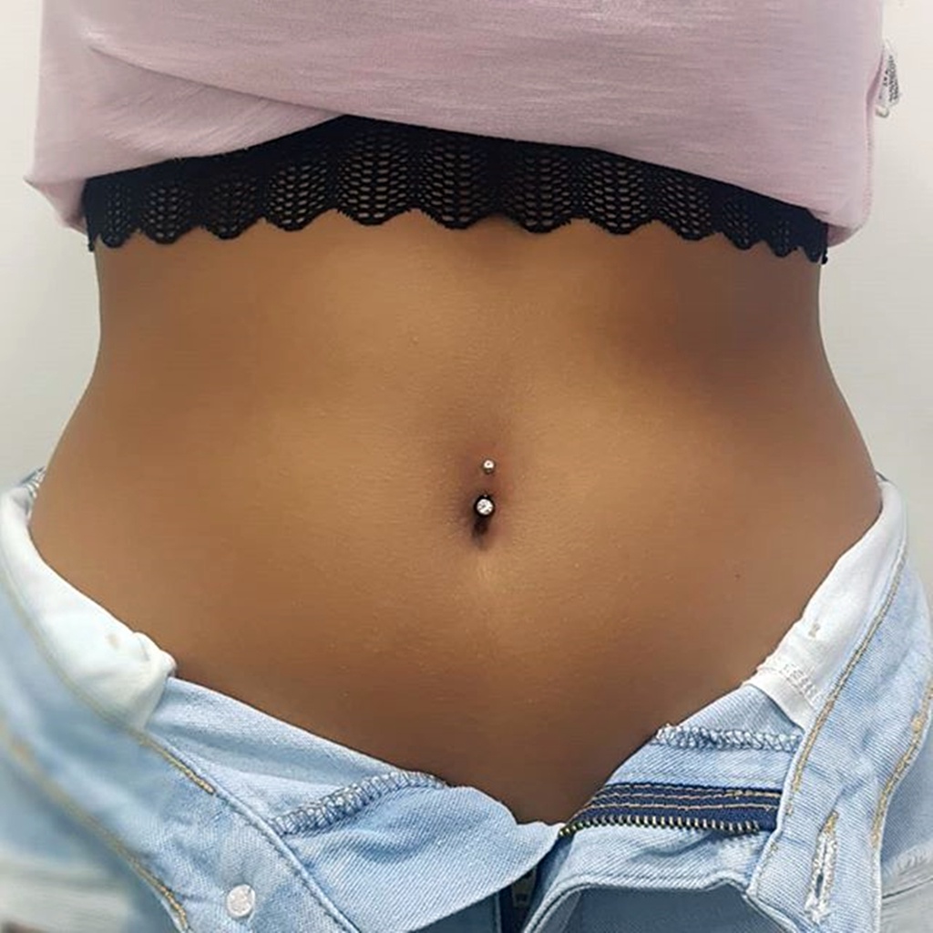 Elo Garcia - Piercing Umbigo Lindo e delicado ❤💛 . . . Agende