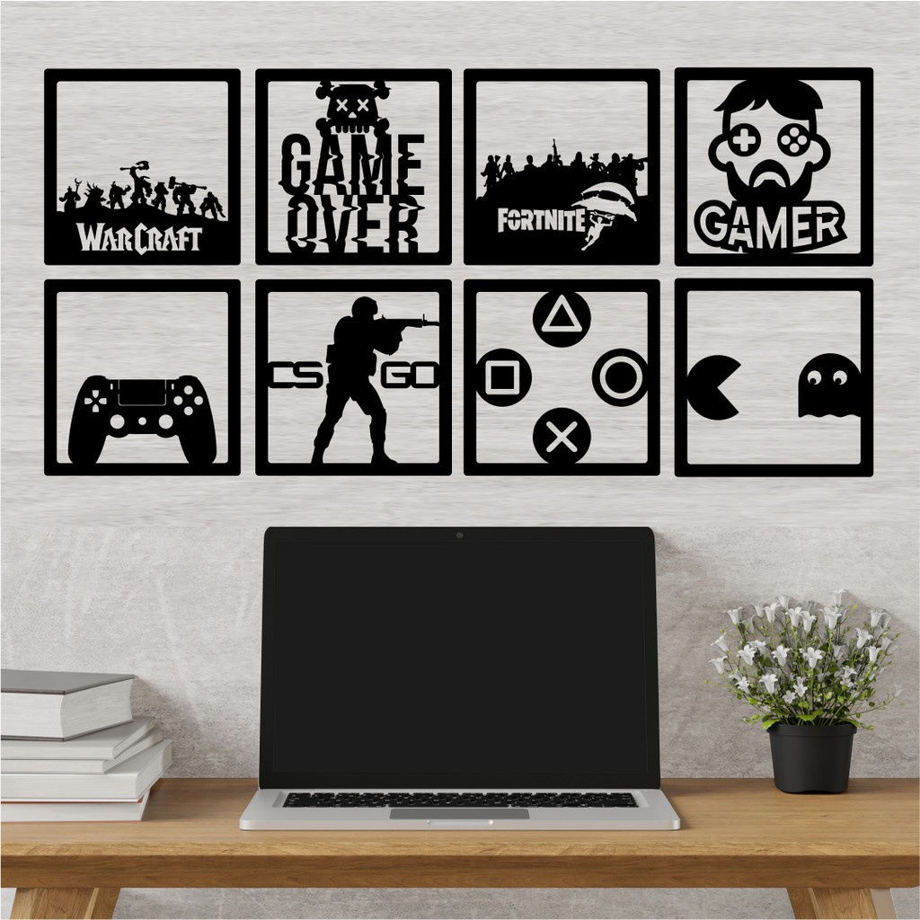 Quadro Decorativo Jogo Fortnite A3 - C/ Moldura E Vidro