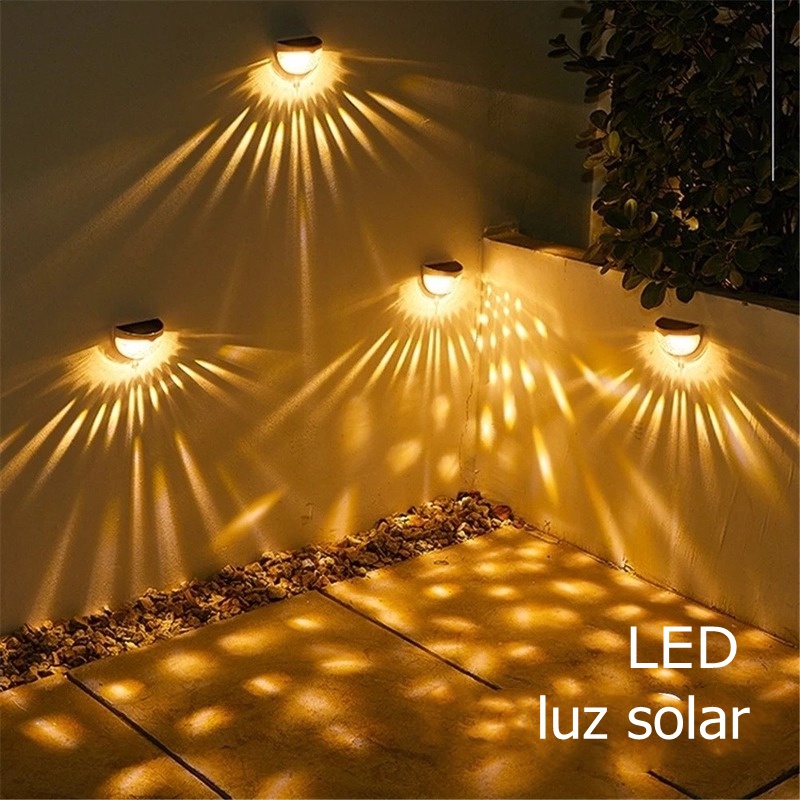 Luz Solar LED / Iluminação Externa / Decoração De Jardim / Luz Para ...