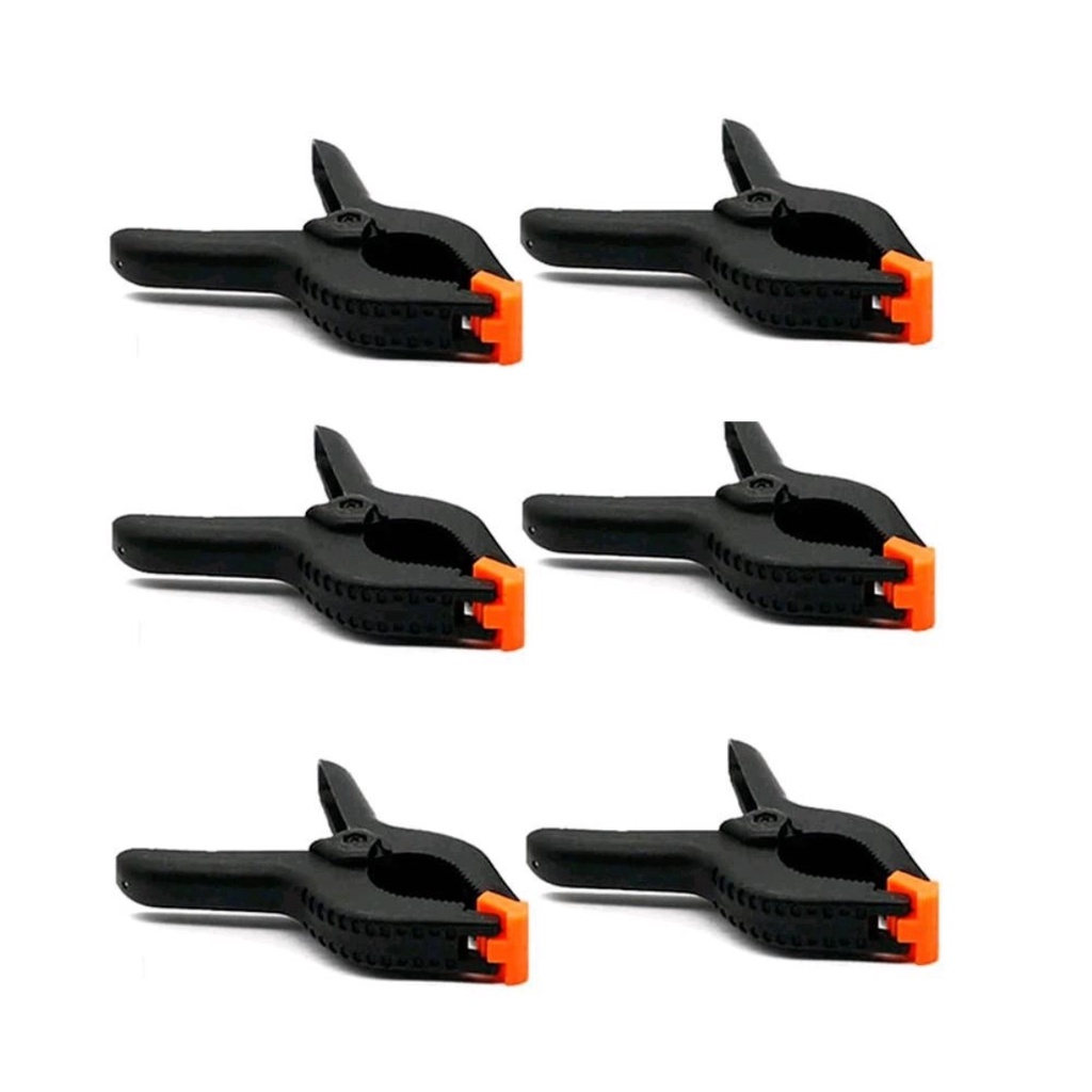 Kit 6 Presilhas Grampos Prendedor Fixador Tela Touch Celular