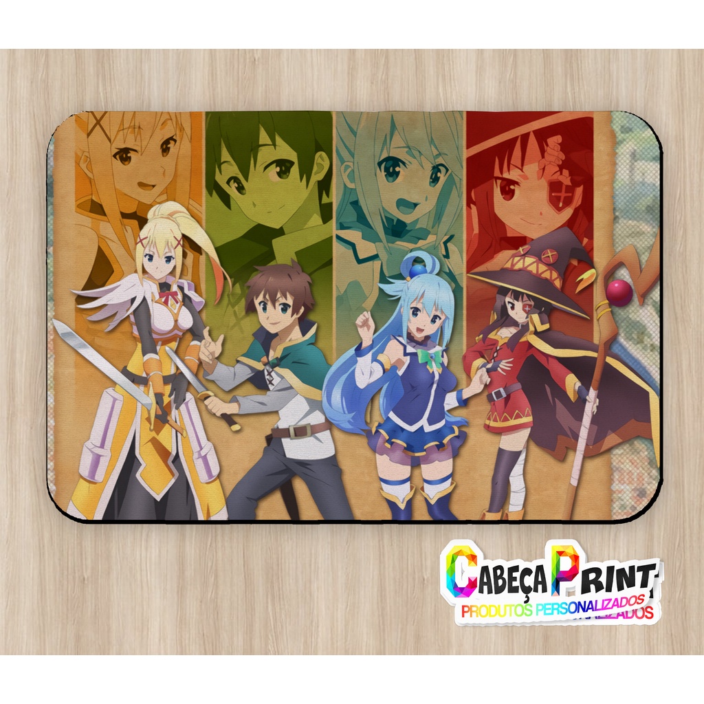 KonoSuba - God's Blessing On This Wonderful World!! RGB LED Mouse Pad - View #3