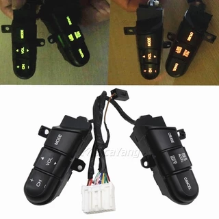 Interruptor De Controle De Áudio Volante Malcayang / Botão Para Honda Civic 06-11
