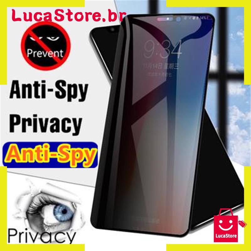 Película Vidro 3d 9d Privacidade Anti Spy Para Moto G10 20 30 G50 5g