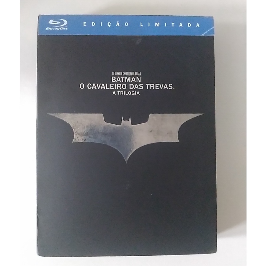 Box Bluray Trilogia O Cavaleiro das Trevas - Cristian Bale / Heath ...