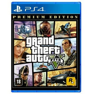 Grand Theft Auto V GTA 5 Premium Edition Ps4 Mídia Física Lacrado