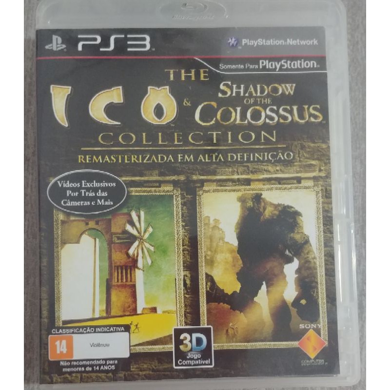 Mídia Física The ICO & Shadow of the Colossus - PS3 é na Dino