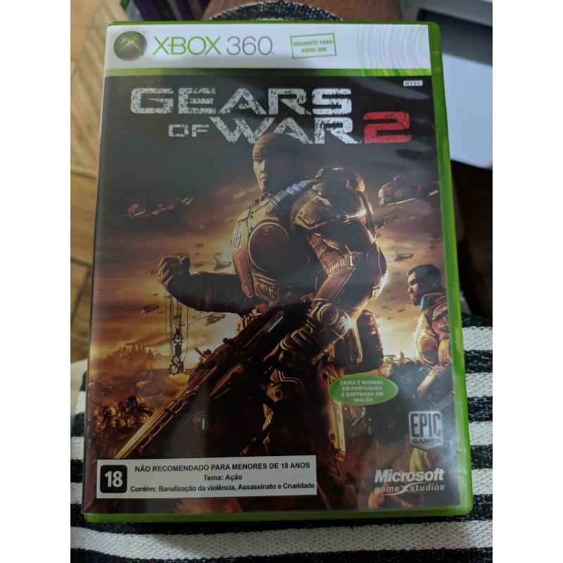 Gears Of War 2 - Jogo Xbox 360 - Usado