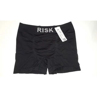 CUECA RISK BOXER MASCULINA TAMANHO GG COR LISA PRETA DE LYCRA COD 9000010 101866