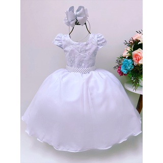 Vestido Dama De Honra Longo Luxo Festa Juvenil Formatura Casamento  Aniversários Azul Serenity Branco e Rosê