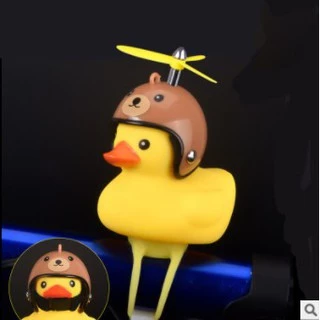 Mini pato de borracha para motocicleta