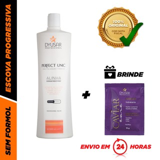 Escova Progressiva Perfect Unicplastia 1 LITRO DYUSAR +SACHE BRINDE