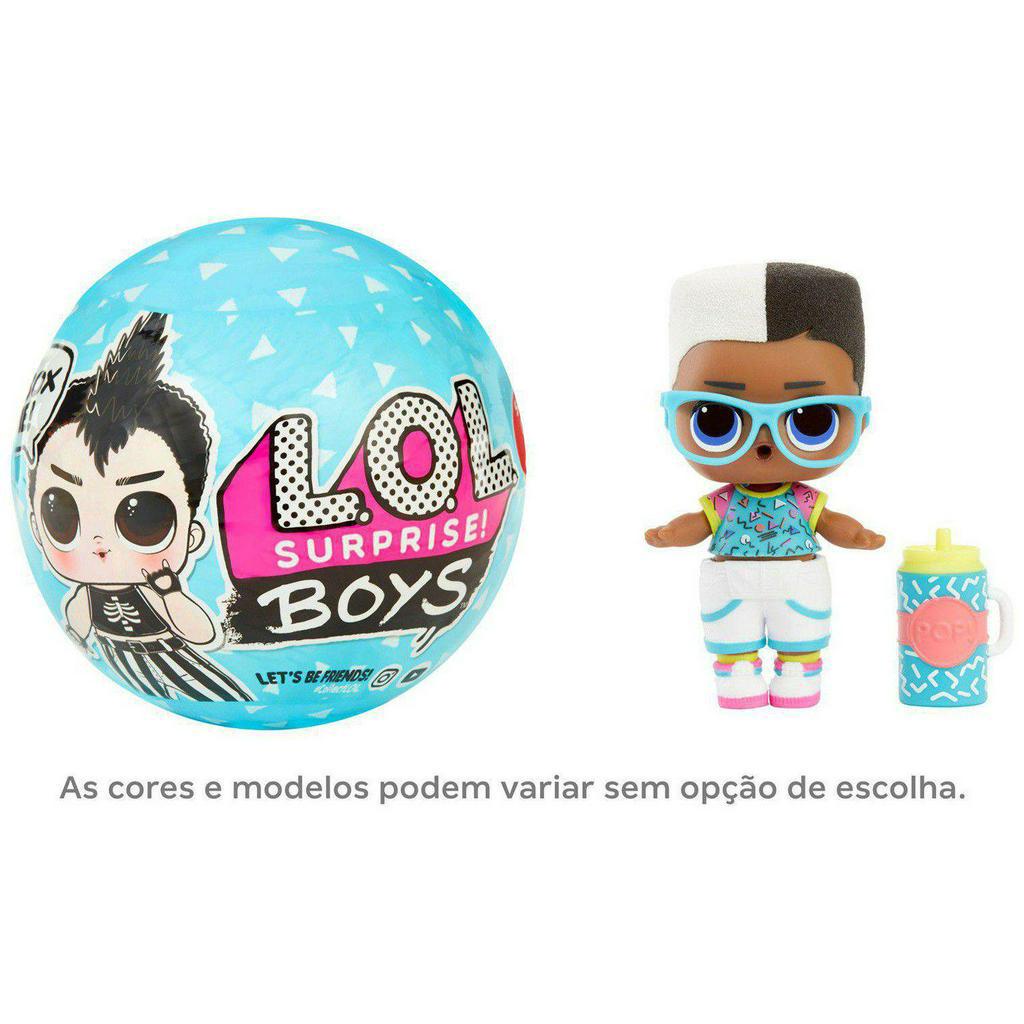 Boneco LOL Surprise com 7 Surpresas Boys Série 1 - Candide 8926