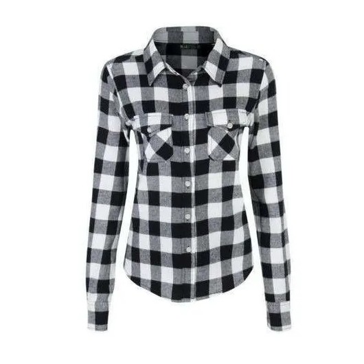 Camisas sales flaneladas femininas