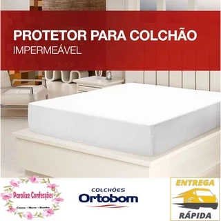 Capa Protetor P/ Colchão Casal Ortobom Loja JR