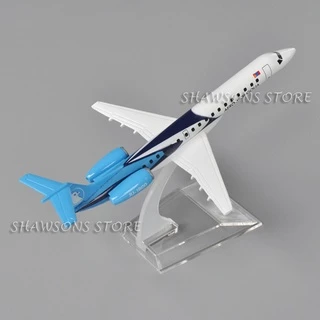 Escala 1 : 180 Modelo De Avião De Metal Diecast Brinquedos Embraer ERJ 145 Aero Mongólia Réplica Em Miniatura
