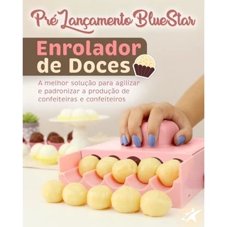 placa boleadora enrolador de doces brigadeiro beijinho 12g ou 16g bluestar OFF