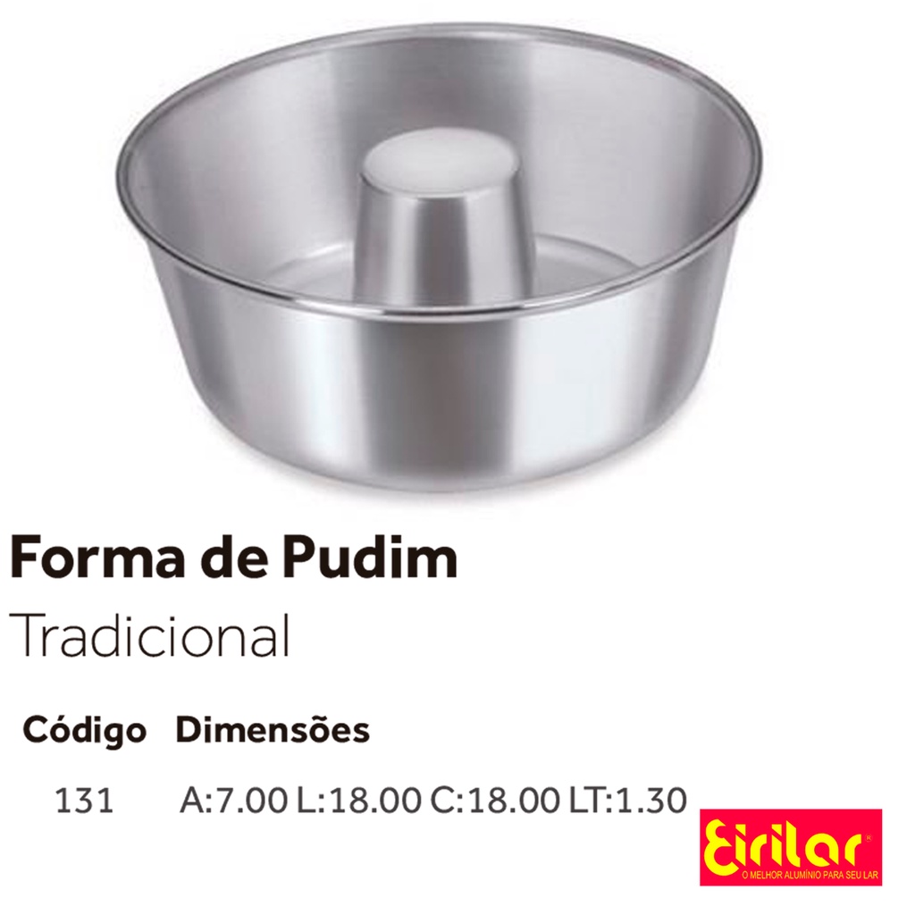 Forma de Pudim n° 18 - Eirilar