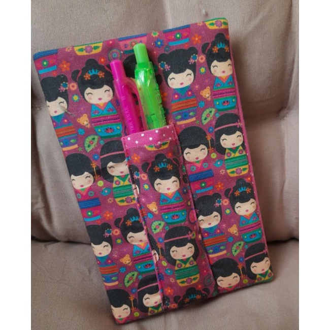 Caderno da boneca de Kawaii Kokeshi