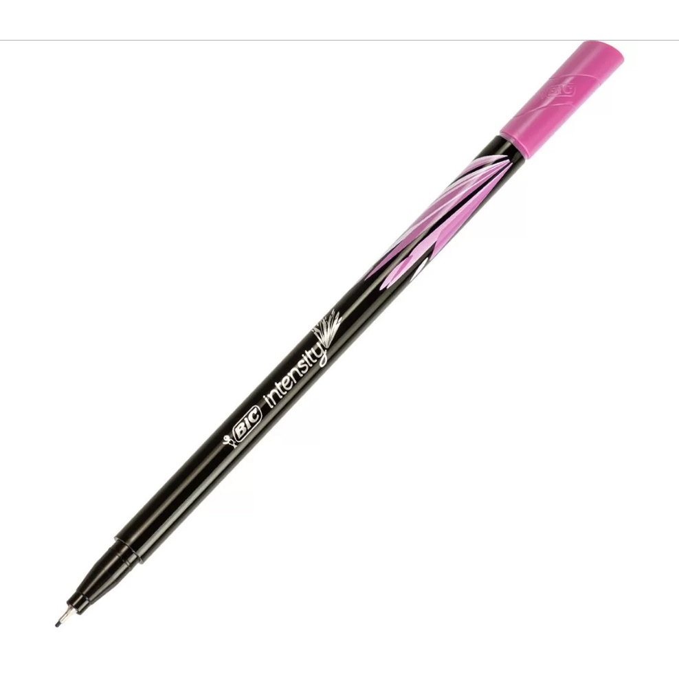 Caneta Hidrográfica BIC Intensity Rosa, Ponta Ultra Fina de 0.4mm ...
