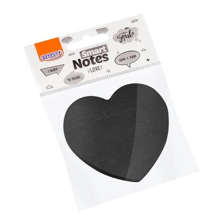 Bloco Smart Notes BRW Love Preto 70x70mm c/ 50 Fls
