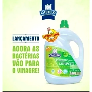 Vinagre De Álcool Castelo Concentrado 6% De Acidez 5 L