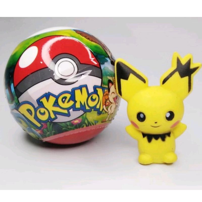 Caixa 12 Pokeball Com Pokemon Go E Figurinhas Pra Colecionar