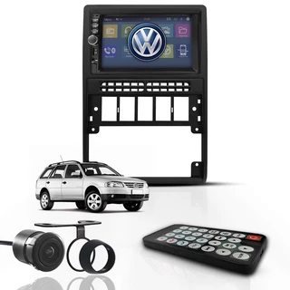 Kit Central Multimídia Mp5 2 Din Bt Espelha Dvd Vw Parati G2