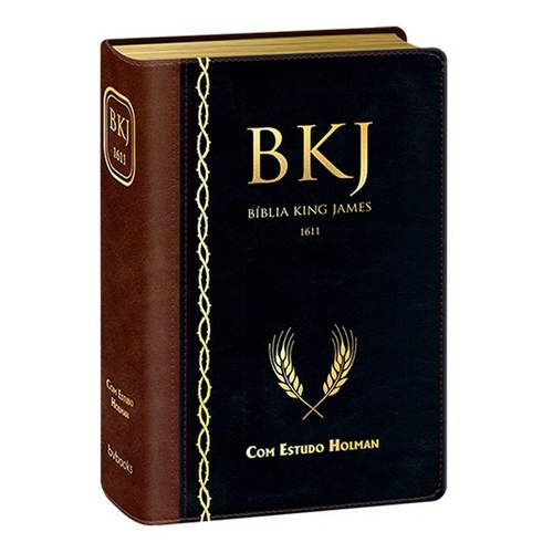 Bíblia De Estudo Bkj King James 1611 Pret Estudo Holman | Shopee Brasil