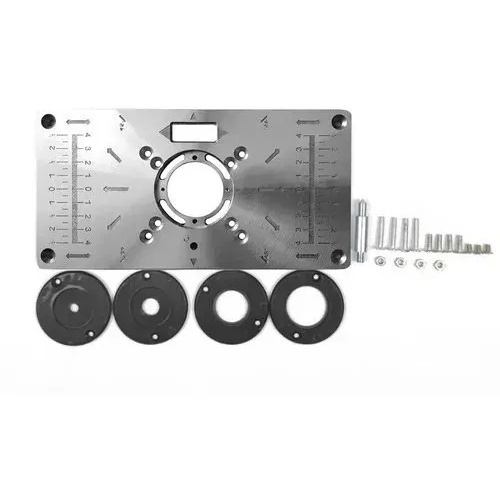Multifuncional Router Table Insert Plate Woodworking Bancos