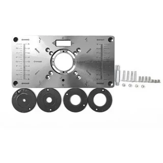 Multifuncional Router Table Insert Plate Woodworking Bancos