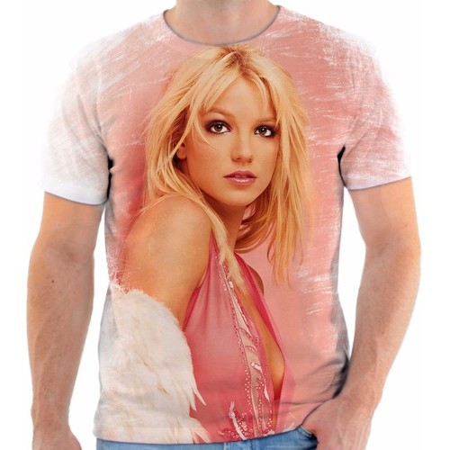 Camiseta Britney Spears Para Mujer – Pack De 1 Unidad, Algodón Cómodo Con Estampado Frontal Llamativo