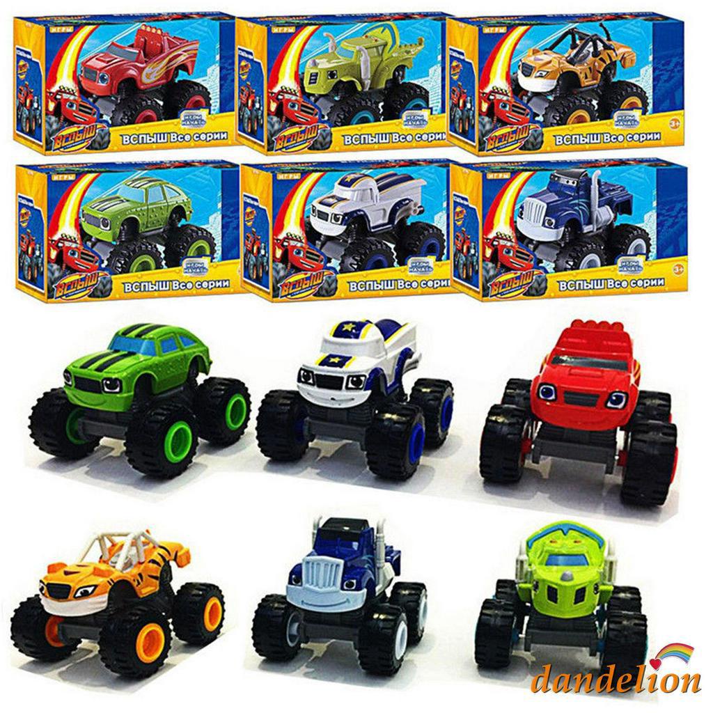 Monsters Truck Brinquedos Máquinas Carro Brinquedo Russo Clássico Blaze  Carros Brinquedos Modelo Presente