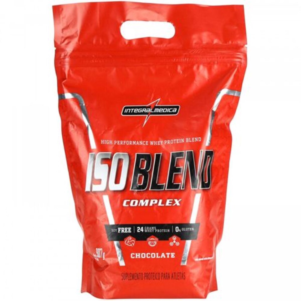 Whey Protein ISO Blend Pouch 907g Chocolate – Integralmédica