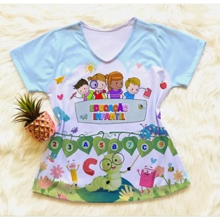 Camisa Profissão Feminina Educação infantil/Educadora/Professora