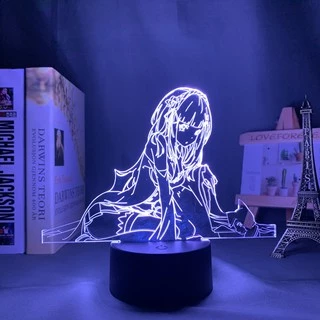 Lâmpada 3d De Led Noturna De Anime Re Zero Starts Life in the World Para Decoração
