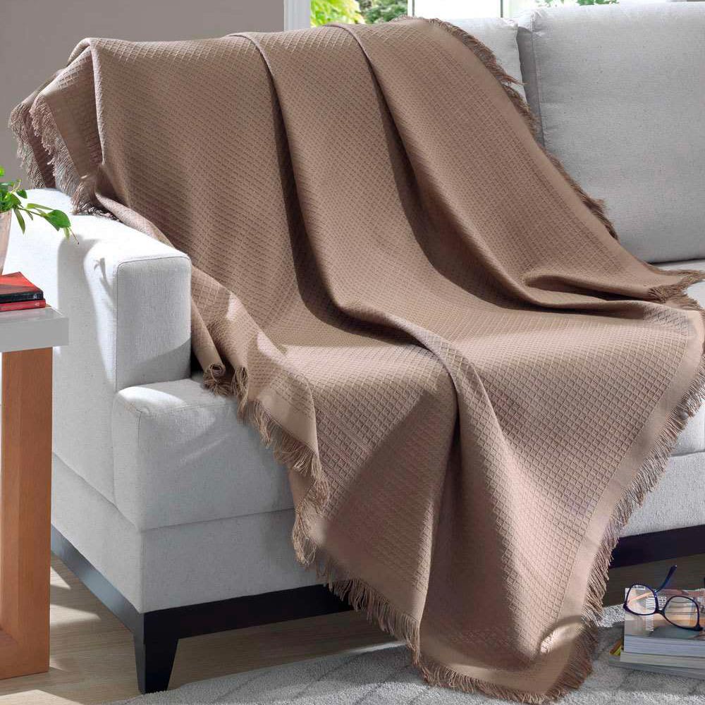Manta para Sofá Dohler Marrocos Marrom 150 x 120cm | Shopee Brasil