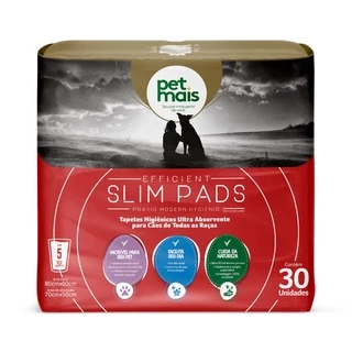 Tapete Higiênico Slim Pads 30 unidades