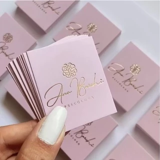 Até 1000 Mini cartões Hot stamping