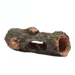 Enfeite Ornamental Para Aquário Tronco Casca Toca