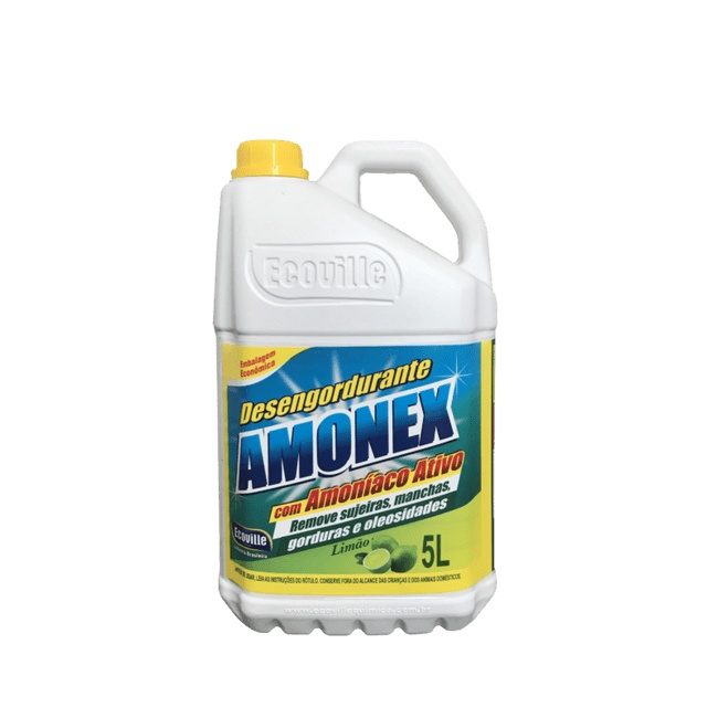 Desengordurante Amonex Ecoville 5 Litros | Shopee Brasil
