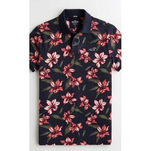 Camisa polo Hollister floral