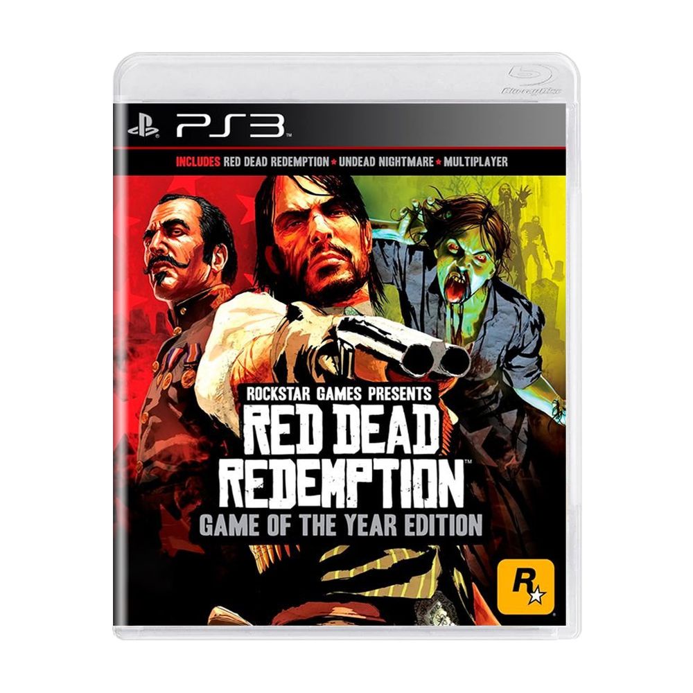 Red Dead Redemption Game of The Year Edition Ps3 - Mídia Física Original