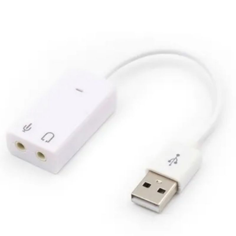 placa de áudio 7.1 adaptador p2/usb fone diminuí ruído Bm800
