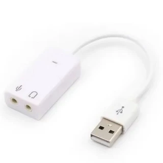 placa de áudio 7.1 adaptador p2/usb fone diminuí ruído Bm800